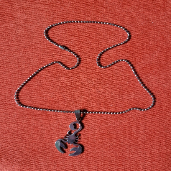 ❌SOLD❌ Scorpion Beaded Necklace - New - Picture 1 of 3